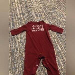 Size 3 to 6 months burgundy sleeper from target
